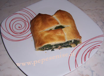 STRUDEL DI SPINACI E SALMONE AFFUMICATO